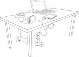 公牛办公桌插座