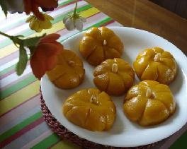 豆沙糯米南瓜饼