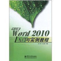 Word 2010中文版入门与实例教程_360百科