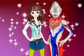 YouYou奥特曼约会女朋友