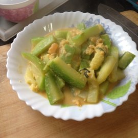 咸蛋黄炒西葫芦