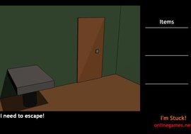 密室逃脱之深绿色房间