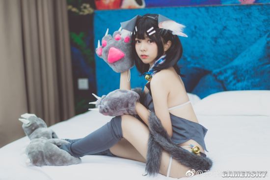 国内美少女猫娘装COS 人家可是稀缺资源