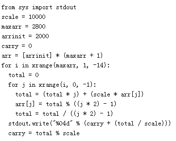python计算圆周率程序怎么写_360问答