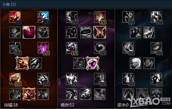 小炮加点_小炮的加点_lol小炮加点