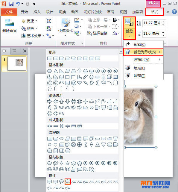 PowerPoint2010怎么自定义插入图片的样式_3