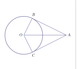 过圆外一点作圆的两条切线切线长相等吗_360问答