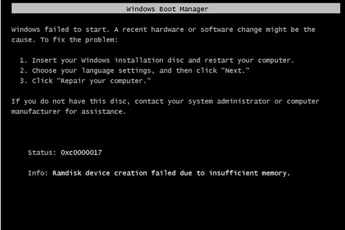 in7虚拟机安装时出现windows boot manager怎