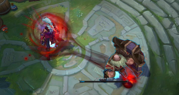 英雄联盟复仇之矛的腥红之月皮肤有没有特效_