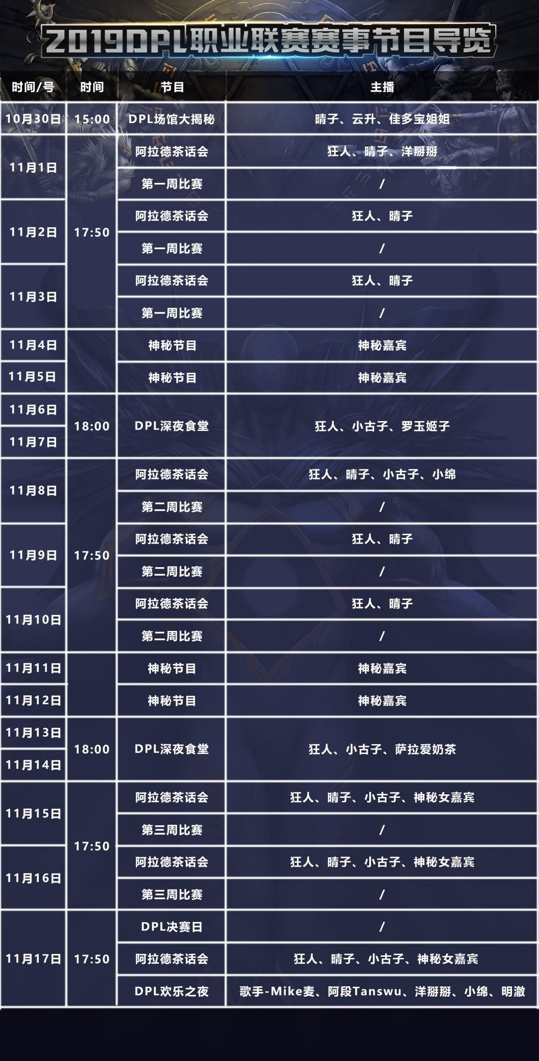 DPL节目一览图(1)