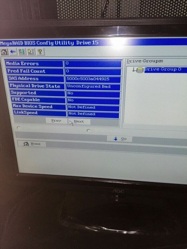 IBM服务器,一块硬盘坏了,重新换了两块还是下