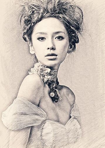 美图秀秀怎么将彩色照片变成素描照片_360问