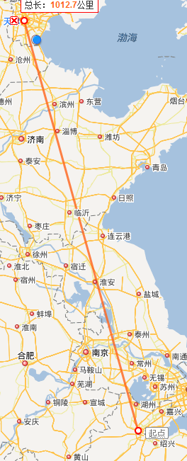 苏州杭州哪个城市离天津最近_360问答