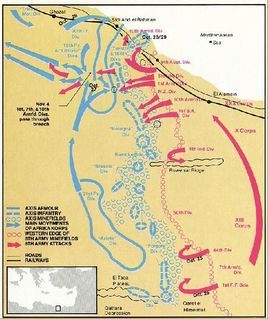 1942年-阿拉曼战役开始                          阿拉曼战役是第二