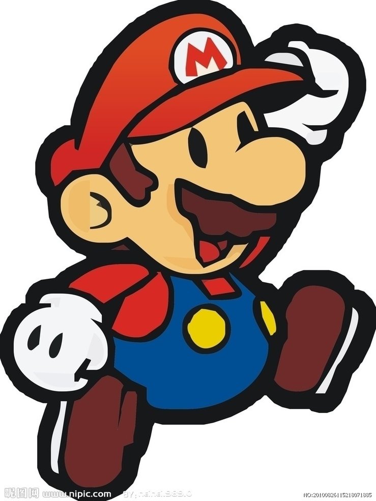 在游戏《超级马里奥兄弟》中,玩家控制马里奥从库巴手上设法营救伞菌