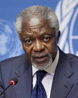 科菲·阿塔·安南(kofi atta annan),1938年4月8日出生,加纳库马西人