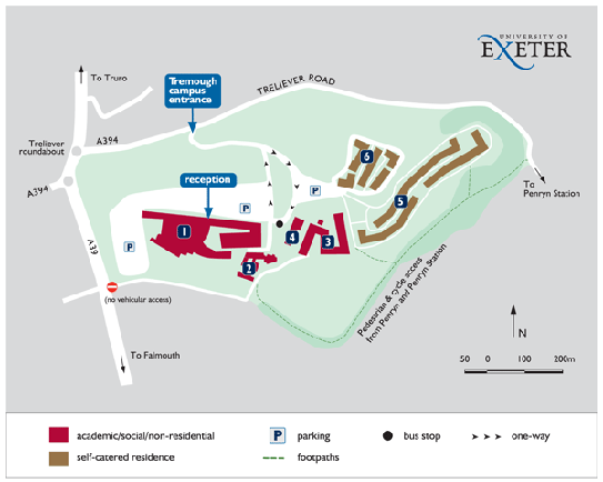 埃克塞特大学地图图片