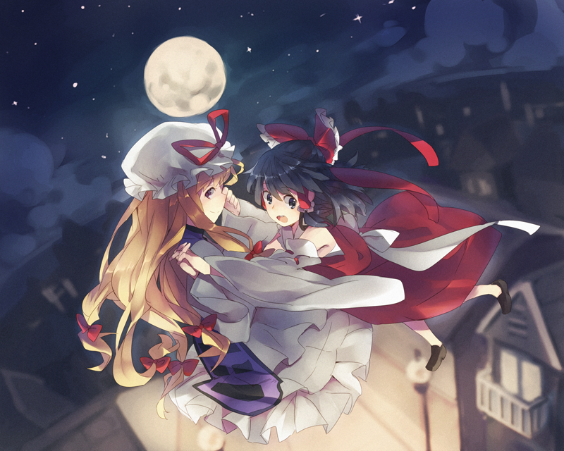 p站美图推荐东方结界百合组