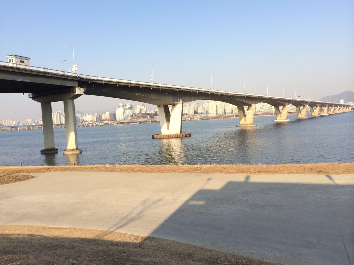 汉川马鞍乡汉江大桥图片